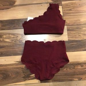 High Waisted Two Piece Bikini